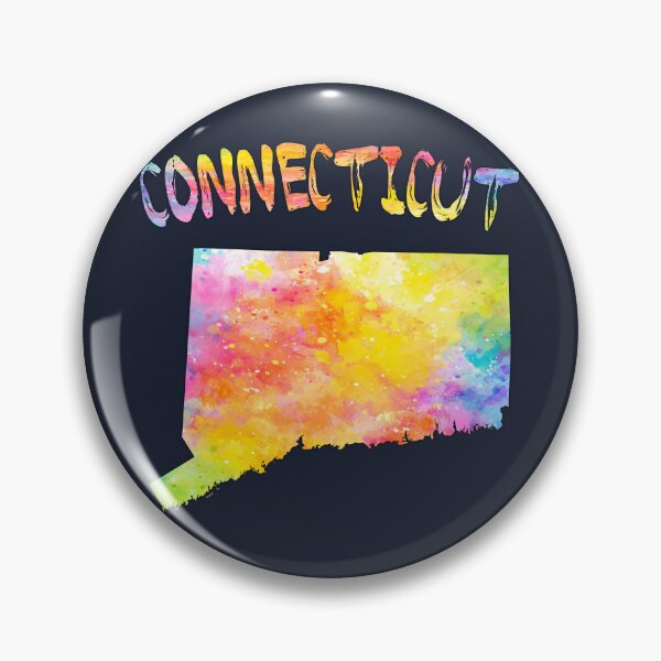 Item preview, Connecticut State Pride, Vibrant Watercolor Silhouette designed and sold by mashmosh.