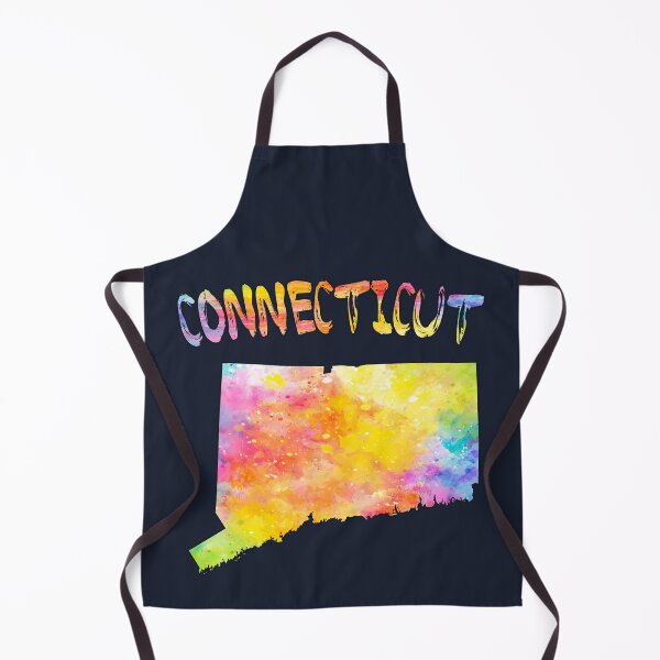 Item preview, Connecticut State Pride, Vibrant Watercolor Silhouette designed and sold by mashmosh.