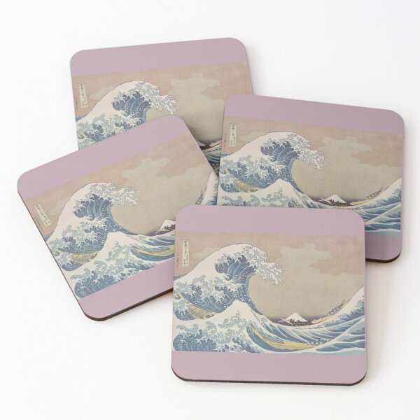 Item preview, Vintage, Ukiyoe The Great wave Off Kanagawa by Hokusai Katsushika, woodblock, puzzle, wall art, designed and sold by VintageJapan for Japanese woodblock, Ukiyoe, Retro art and more.