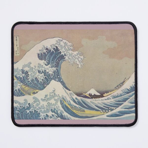 Item preview, Vintage, Ukiyoe The Great wave Off Kanagawa by Hokusai Katsushika, woodblock, puzzle, wall art, designed and sold by VintageJapan for Japanese woodblock, Ukiyoe, Retro art and more.