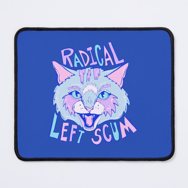 Item preview, New Proud Radical Left Cat - proud progressive liberal cat designed and sold by crestfallenmermaid.