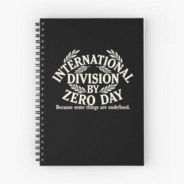 Item preview, International Division by Zero Day Undefined Math Humor Design designed and sold by SplashTastic.