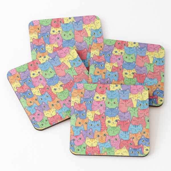 Item preview, cat meeting designed and sold by Opps-diseño.