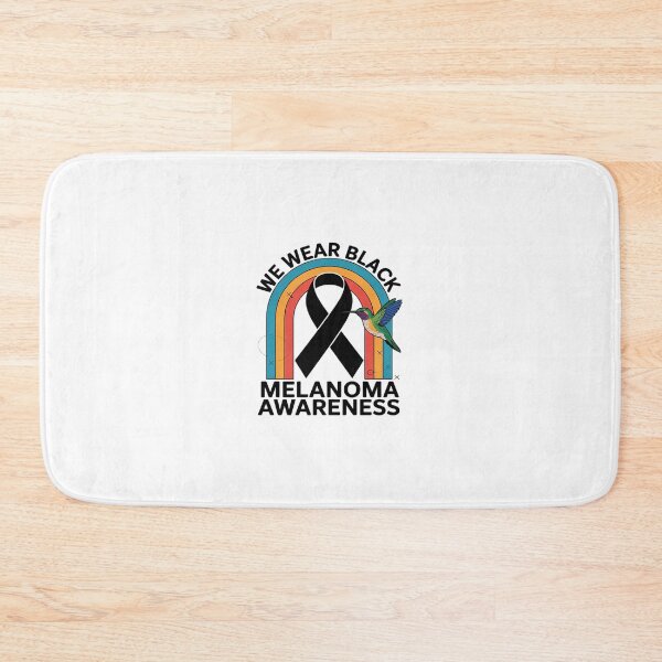 Item preview, Hummingbird We Wear Black Ribbon Melanoma Cancer Awareness  designed and sold by Rrettgison.