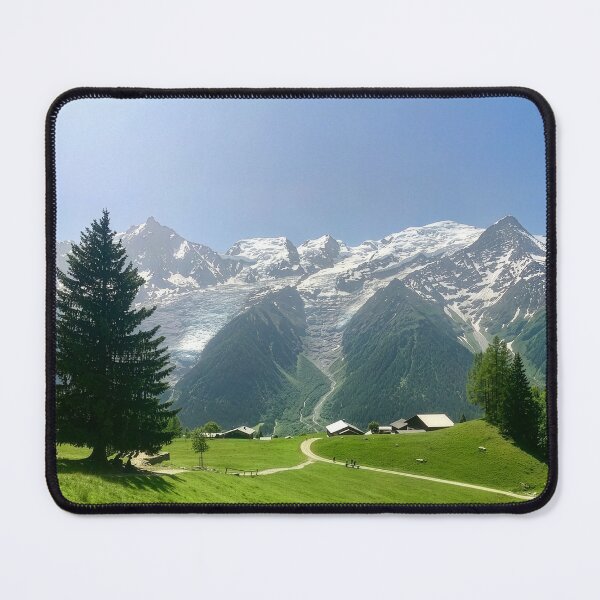 Item preview, Peaceful Alpine Meadow with Snowy Peaks – French Alps Landscape (Parc de Merlet) designed and sold by Koimak.