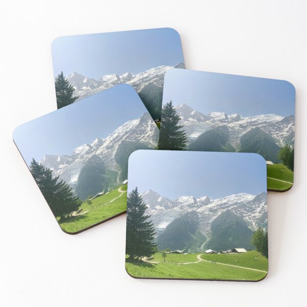Item preview, Peaceful Alpine Meadow with Snowy Peaks – French Alps Landscape (Parc de Merlet) designed and sold by Koimak.