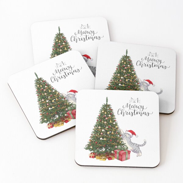 Item preview, Meowy Christmas designed and sold by zerothreestd.