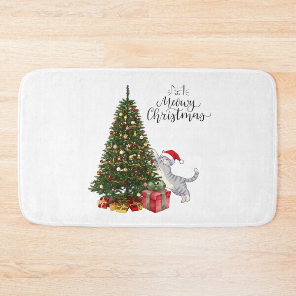 Item preview, Meowy Christmas designed and sold by zerothreestd.