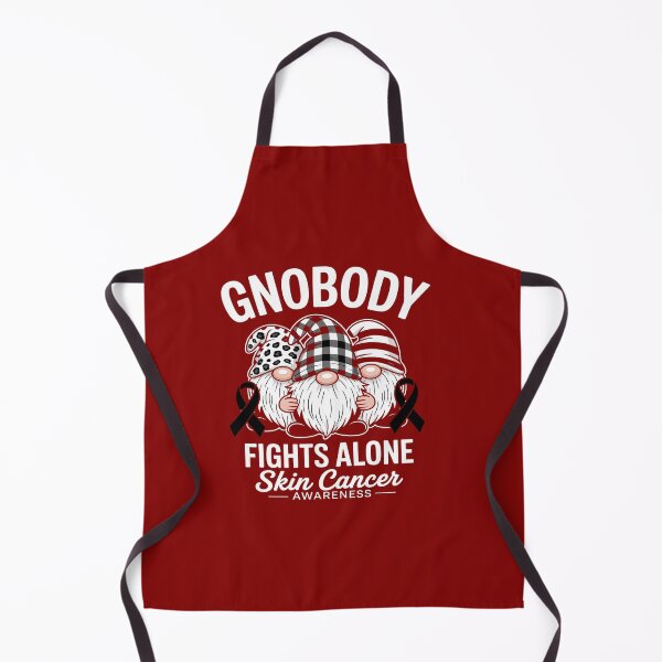 Item preview, Gnobody Fights Alone Gnome Skin Cancer Melanoma Awareness designed and sold by Rrettgison.