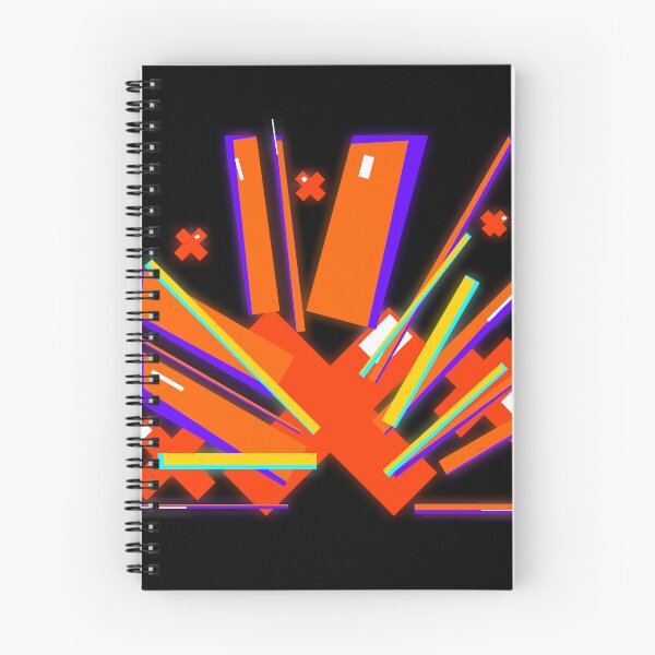 Item preview, Fogata abstracta (negro alternativo) designed and sold by BryDesignz.
