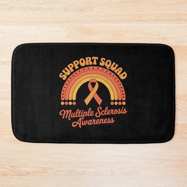 Item preview, MS Multiple Sclerosis Awareness Orange Ribbon designed and sold by comptorasunfia.