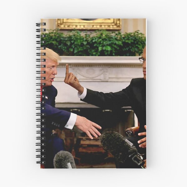 Item preview, Mr. X giving Donald J the finger designed and sold by Jap Johnson.