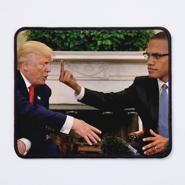 Item preview, Mr. X giving Donald J the finger designed and sold by Jap Johnson.