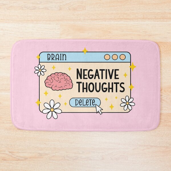 Item preview, Brain negative thoughts delete designed and sold by BrownHorse90s.