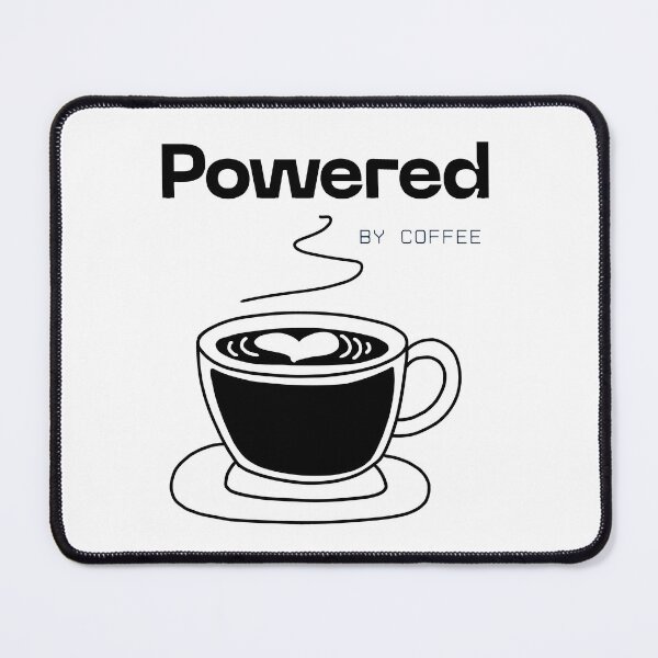 Item preview, Powered by coffee designed and sold by SoftBunStudio.