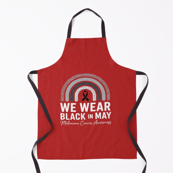 Item preview, In May We Wear Black Melanoma Cancer Awareness Rainbow designed and sold by Rrettgison.