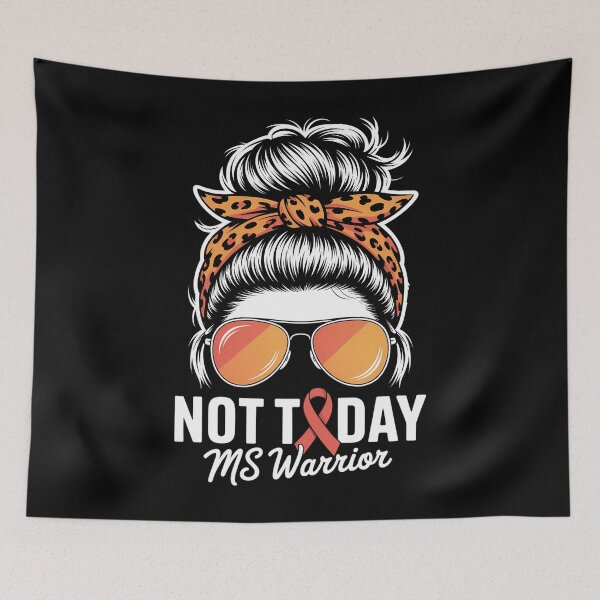 Item preview, Multiple Sclerosis Awareness Messy Bun designed and sold by comptorasunfia.