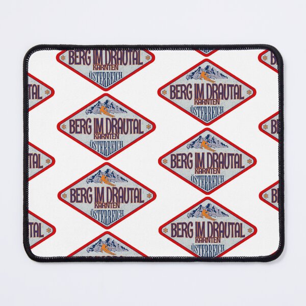 Item preview, Berg im Drautal, Kärnten, Osterreich, Austria, Vintage skiing badge design designed and sold by Wanderful-roads.