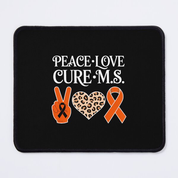 Item preview, Multiple Sclerosis Awareness Peace Love Cure MS designed and sold by comptorasunfia.