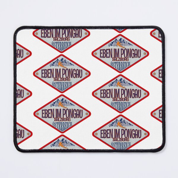 Item preview, Eben im Pongau, Salzburg, Osterreich, Austria, Vintage skiing badge design designed and sold by Wanderful-roads.
