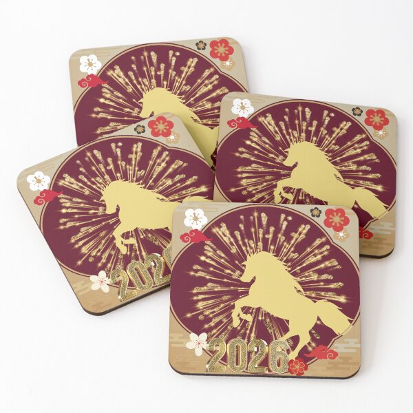 Item preview, Happy Lunar Chinese New Year of the Horse 2026 designed and sold by thefrenchyviet.