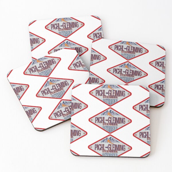 Item preview, Pichl-Gleiming, Steiermark, Osterreich, Austria, Vintage skiing badge design designed and sold by Wanderful-roads.