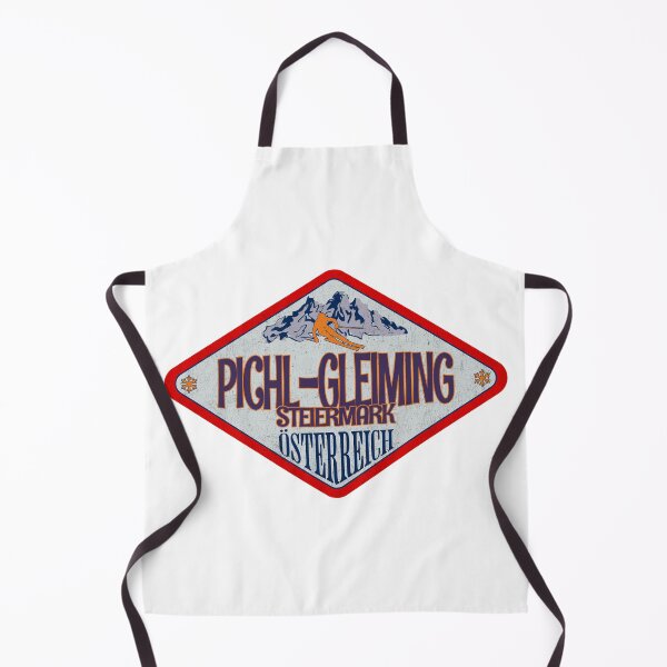 Item preview, Pichl-Gleiming, Steiermark, Osterreich, Austria, Vintage skiing badge design designed and sold by Wanderful-roads.