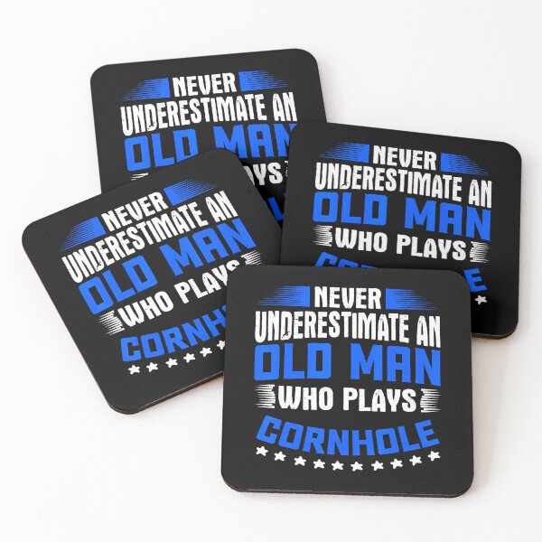 Item preview, Never Underestimate An Old Man Who Plays Cornhole designed and sold by LunaDangelo.