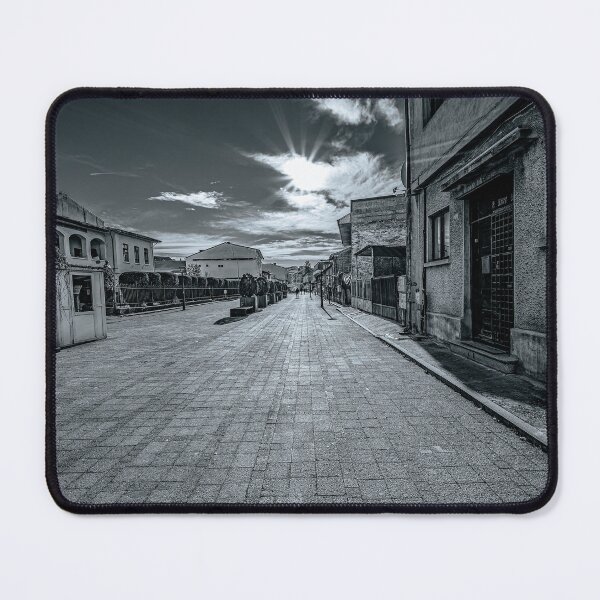 Item preview, Black and White Street with Sunstar designed and sold by Rabee Khalil Photography.