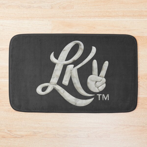 Item preview, LK MONOGRAM - White Marble Texture - (Big Style) Luxury Logo designed and sold by Urban-InkStudio.