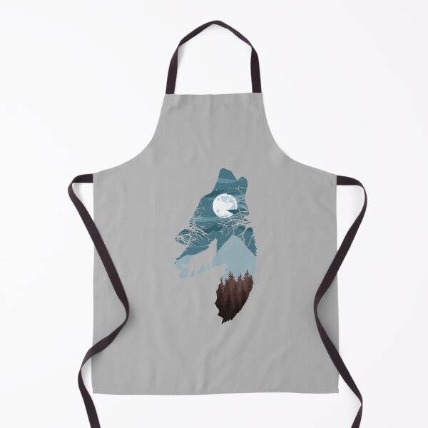 Item preview, Forest with Full-Moon and Cliff of Silhouette Howling Wolf designed and sold by mjohnson9.