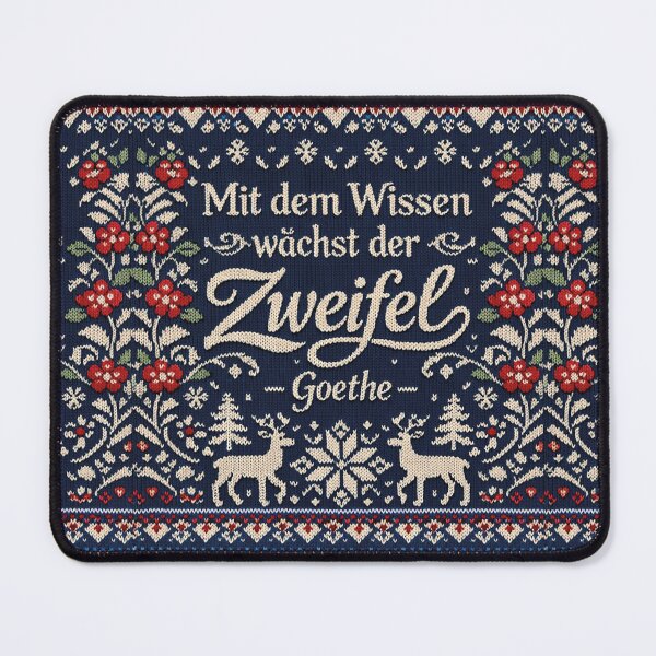 Item preview, With knowledge comes doubt, Goethe designed and sold by Mauswohn.