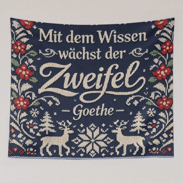 Item preview, With knowledge comes doubt, Goethe designed and sold by Mauswohn.