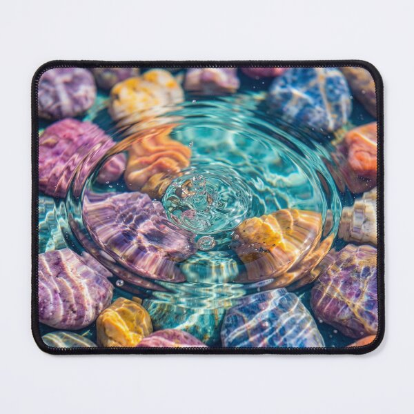 Item preview, Colorful Rocks in Shallow Water designed and sold by Tridentulus.