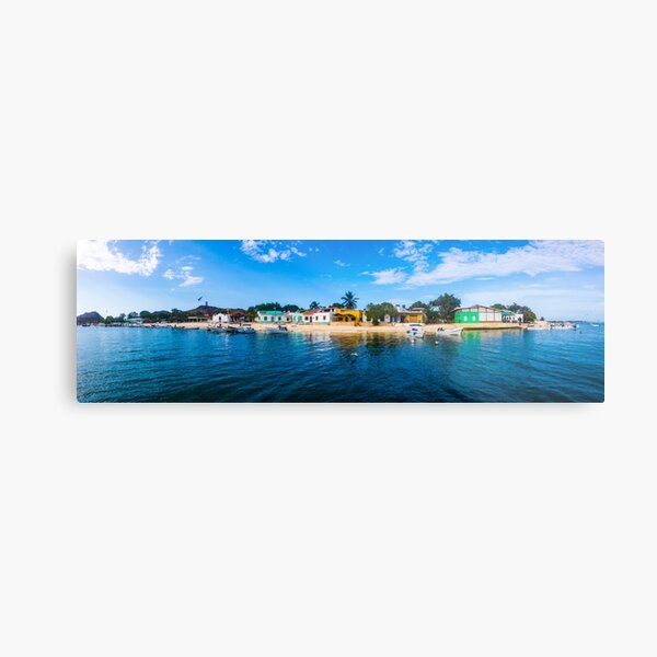Panoramic Gran Roque los roques Venezuela Metal Print