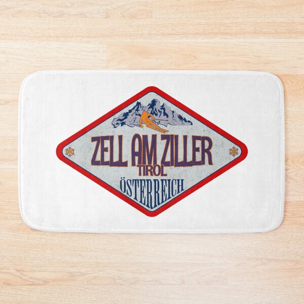 Item preview, Zell am Ziller, Tirol, Osterreich, Austria, Vintage skiing badge design designed and sold by Wanderful-roads.