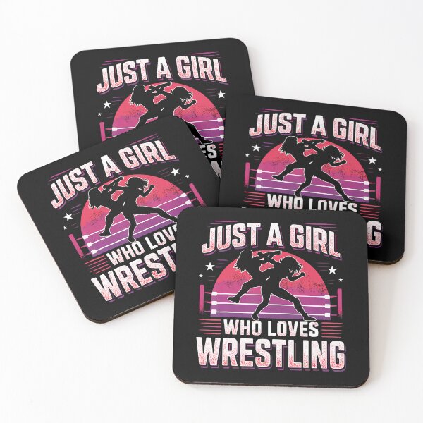 Item preview, Wrestler Just A Girl Who Loves Wrestling Girl Wrestle designed and sold by LunaDangelo.