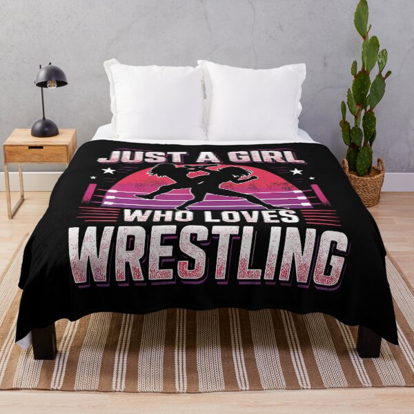 Item preview, Wrestler Just A Girl Who Loves Wrestling Girl Wrestle designed and sold by LunaDangelo.