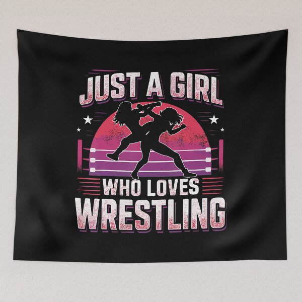 Item preview, Wrestler Just A Girl Who Loves Wrestling Girl Wrestle designed and sold by LunaDangelo.