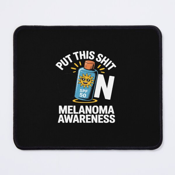 Item preview, Melanoma Awareness Skin Cancer Month Ribbon Sun Screen SPF designed and sold by Rrettgison.