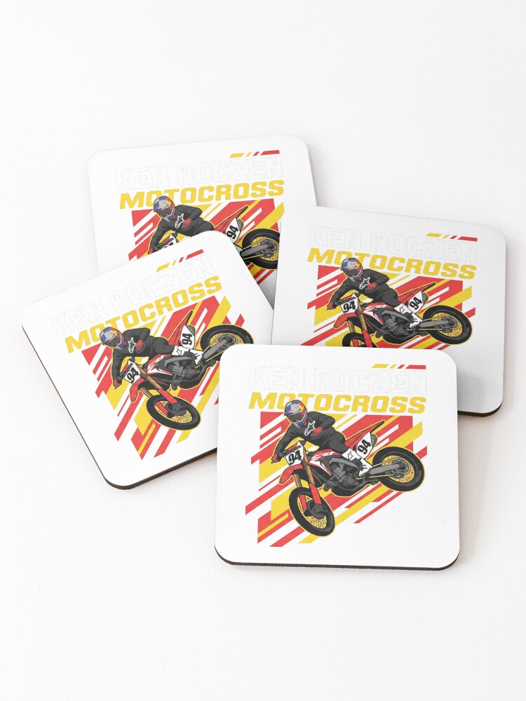 Thumbnail 1 of 5, Coasters (Set of 4), Ken Roczen designed and sold by NoobsDesign.