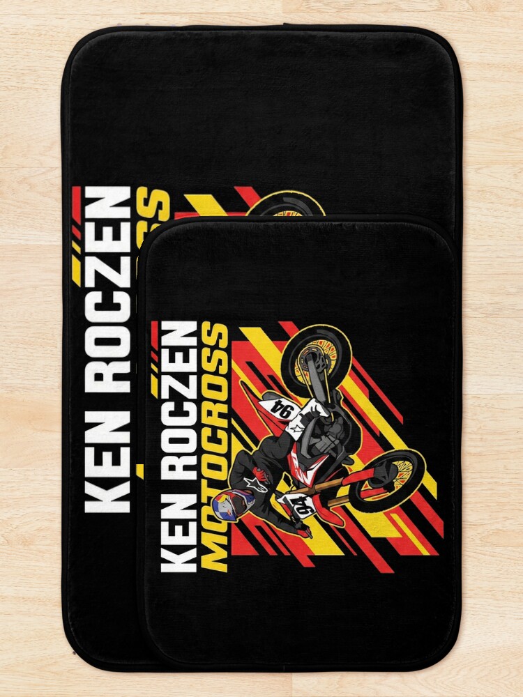 Thumbnail 5 of 6, Bath Mat, Ken Roczen designed and sold by NoobsDesign.