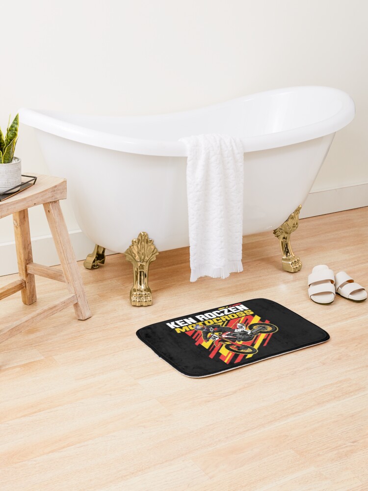 Thumbnail 2 of 6, Bath Mat, Ken Roczen designed and sold by NoobsDesign.