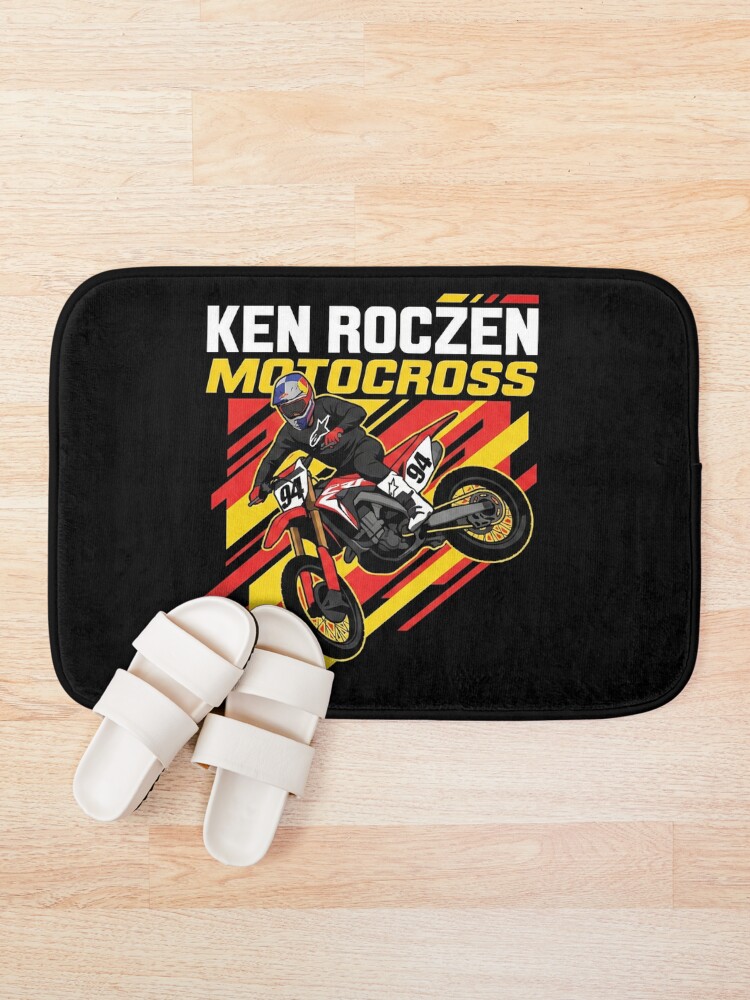 Thumbnail 1 of 6, Bath Mat, Ken Roczen designed and sold by NoobsDesign.