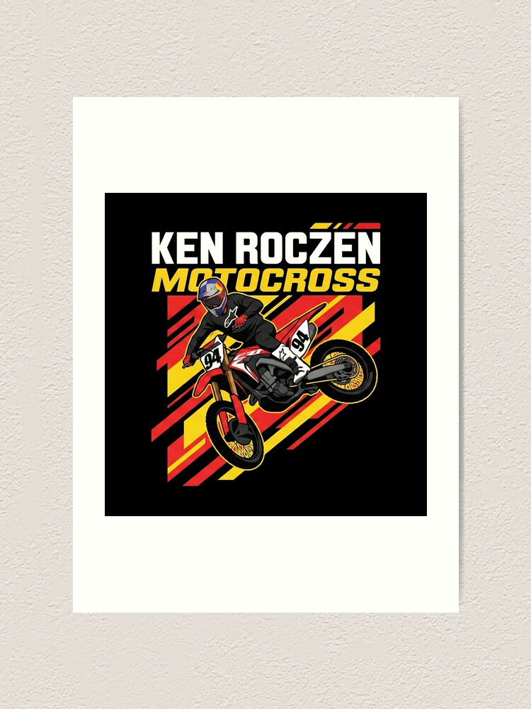 Thumbnail 1 of 3, Art Print, Ken Roczen designed and sold by NoobsDesign.