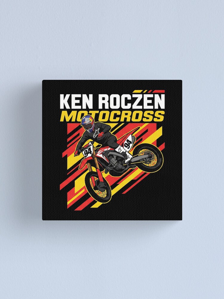 Thumbnail 1 of 3, Canvas Print, Ken Roczen designed and sold by NoobsDesign.