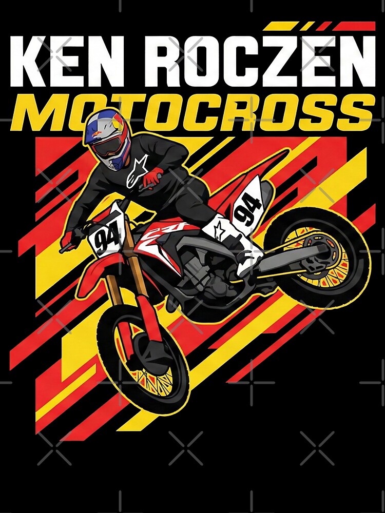 Imagen 7 de 7, Camiseta oversize con la obra Ken Roczen, diseñada y vendida por NoobsDesign.