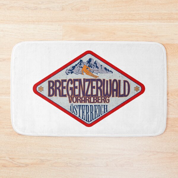 Item preview, Bregenzerwald, Vorarlberg, Osterreich, Austria, Vintage skiing badge design designed and sold by Wanderful-roads.