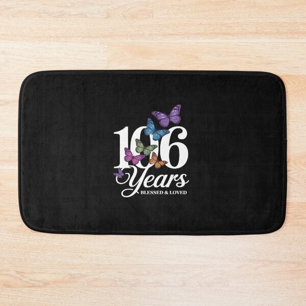 Item preview, 106 Years Blessed And Loved Butterfly 106th Birthday Women designed and sold by TAYLOROUSDALE.