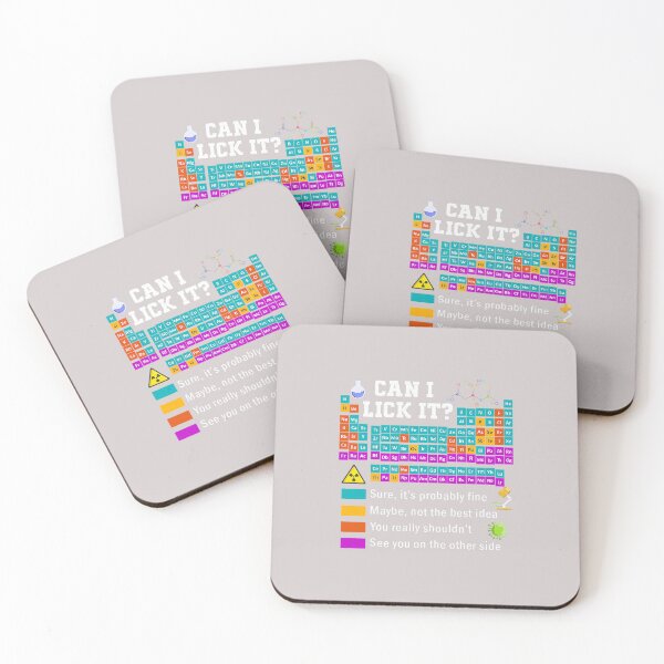 Item preview, Can I Lick It Periodic Table Funny Chemistry Elements Table designed and sold by MabelWells.